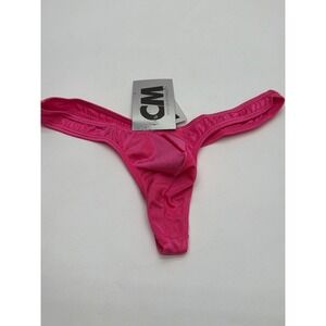 Cover Male Mens Pink Low Rise Contoured Pouch Thong Underwear XL New